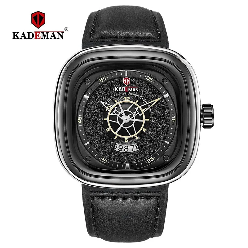 2019 Luxury Men Watches New Fashion Square Quartz