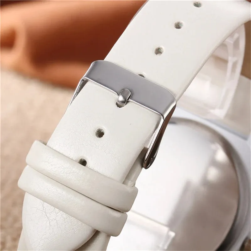 2020 Cute Couple Watch Unisex Fashion Quartz Leather Strap