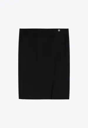 4G Wool Knee-Length Skirt