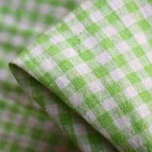 Abby Check Apple Washed Linen