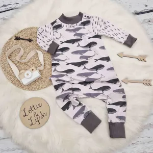 Baby & Toddler Whales Dungarees