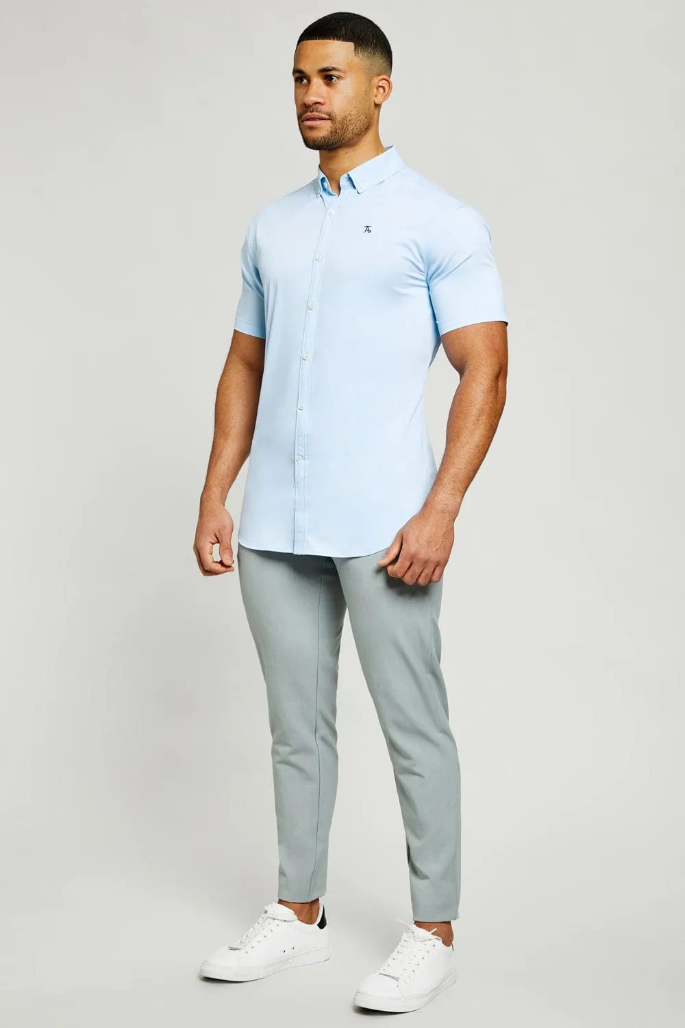 Bamboo Shirt (SS) in Pale Blue