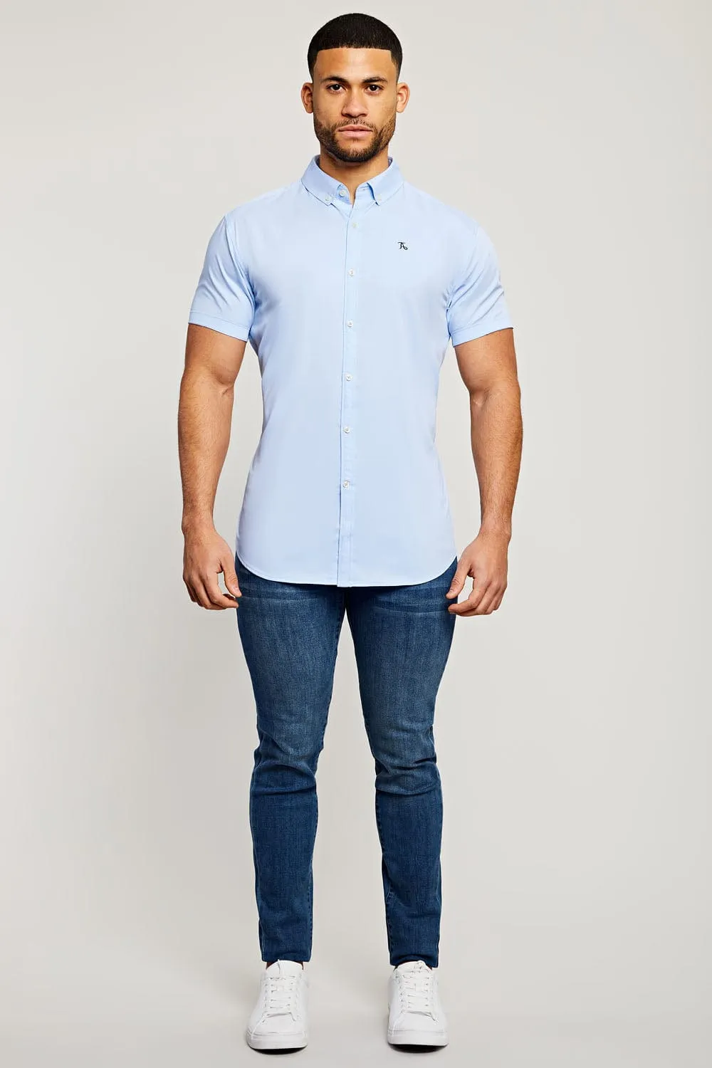 Bamboo Shirt (SS) in Pale Blue