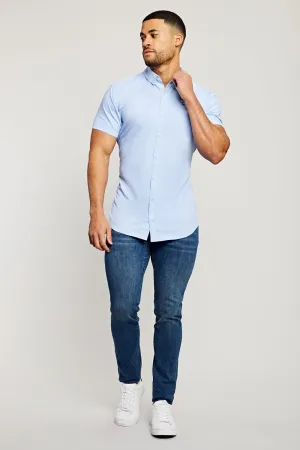 Bamboo Shirt (SS) in Pale Blue