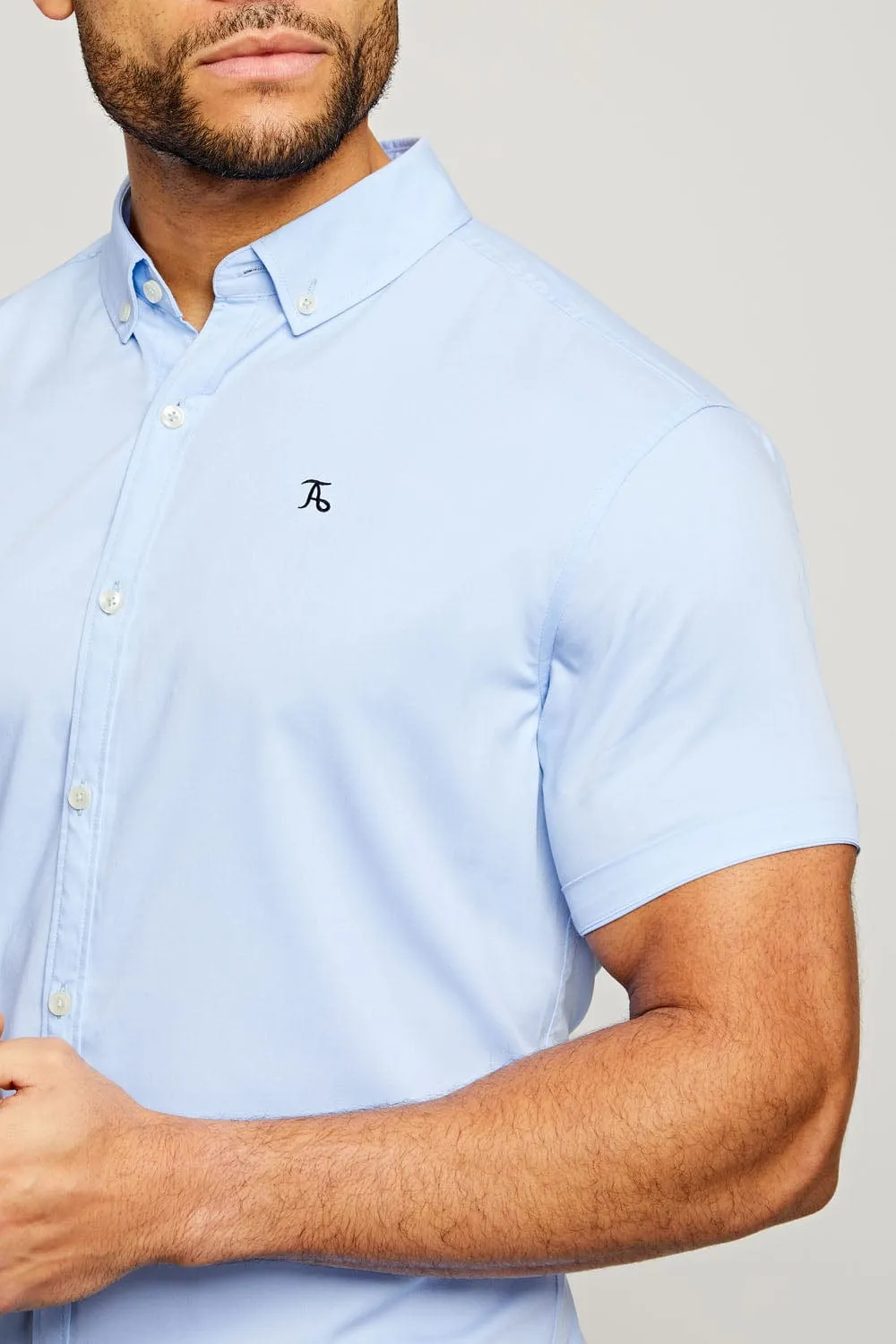 Bamboo Shirt (SS) in Pale Blue