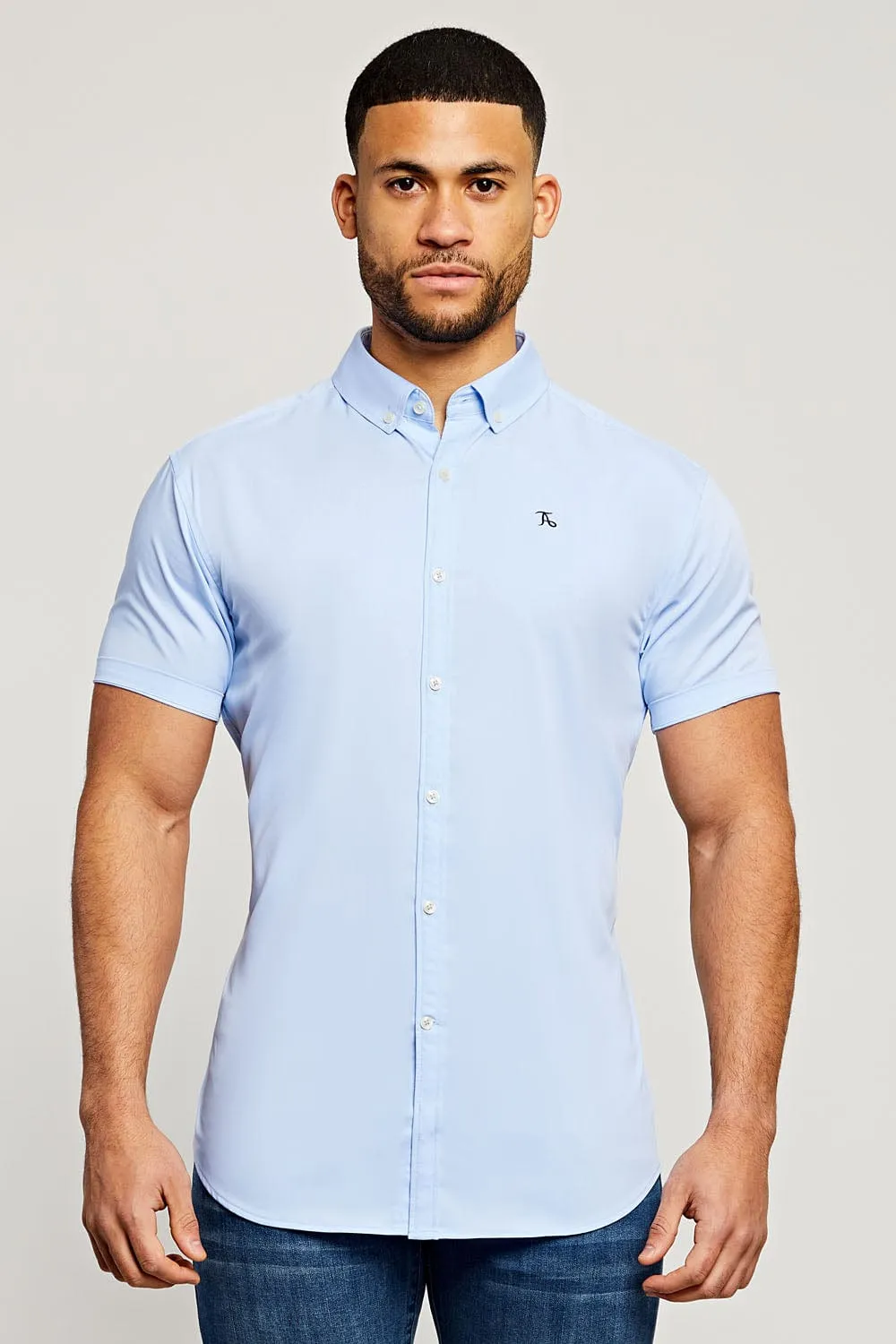 Bamboo Shirt (SS) in Pale Blue