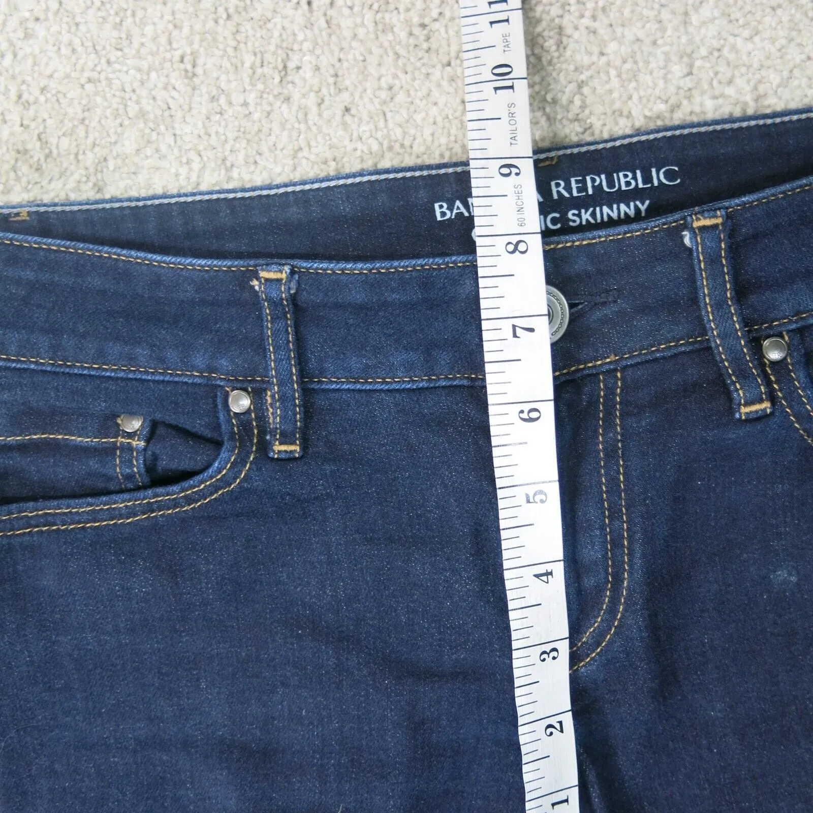 Banana Republic Women Jeans Low Rise Classic Skinny Jeans Denim Cotton Blue SZ 4