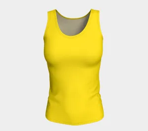 Cadmium Yellow Fitted Tank Top