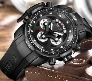 Casual Fashion Rubber Band Sport Wristwatches