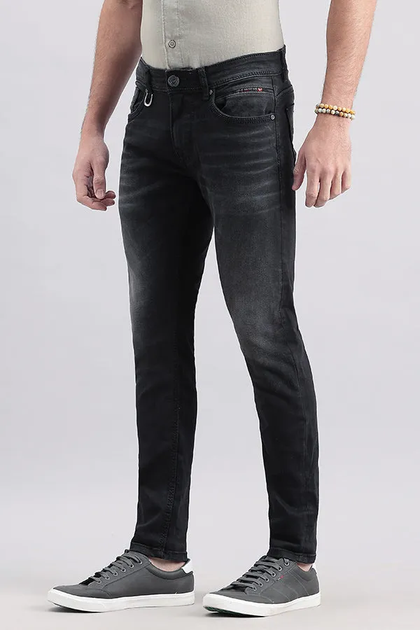 Charcoal 5 Pocket Low-Rise Ankle Length Jeans