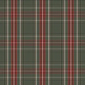 Christmas Tartan Oeko Tex Jersey
