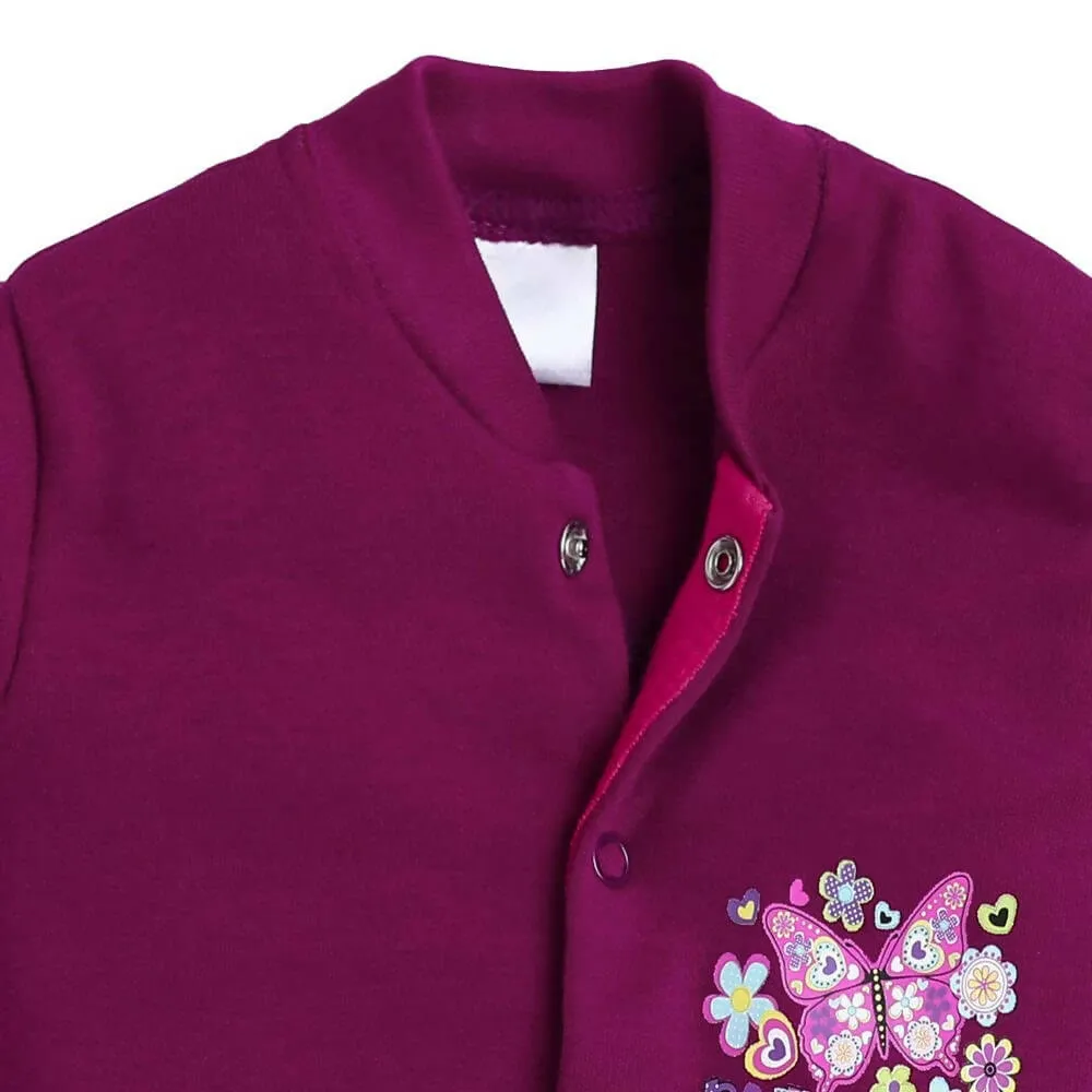 Daddy - G Rompers/Sleepsuits/Jumpsuit /Night Suits for New Born Babies - Purple