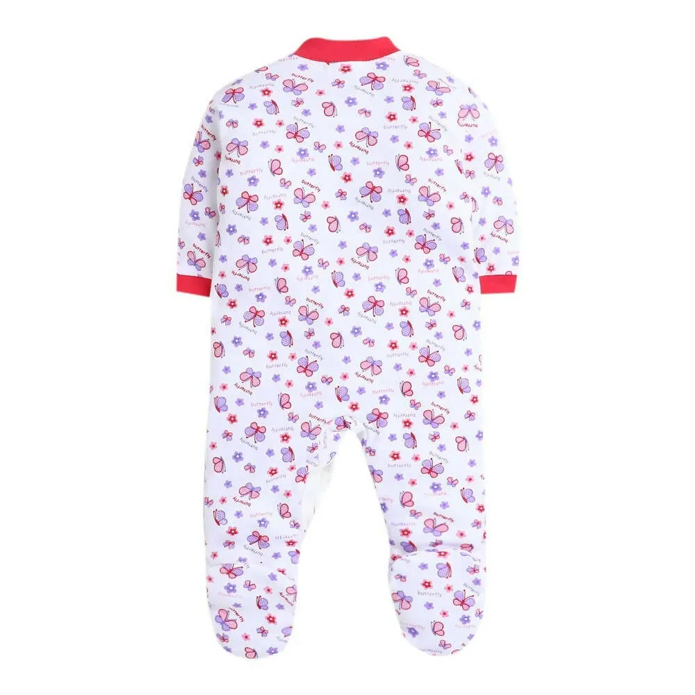 Daddy - G Rompers/Sleepsuits/Jumpsuit /Night Suits for New Born Babies - Purple
