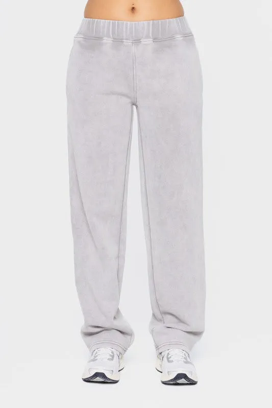 Elastic Waist Fleece Pants