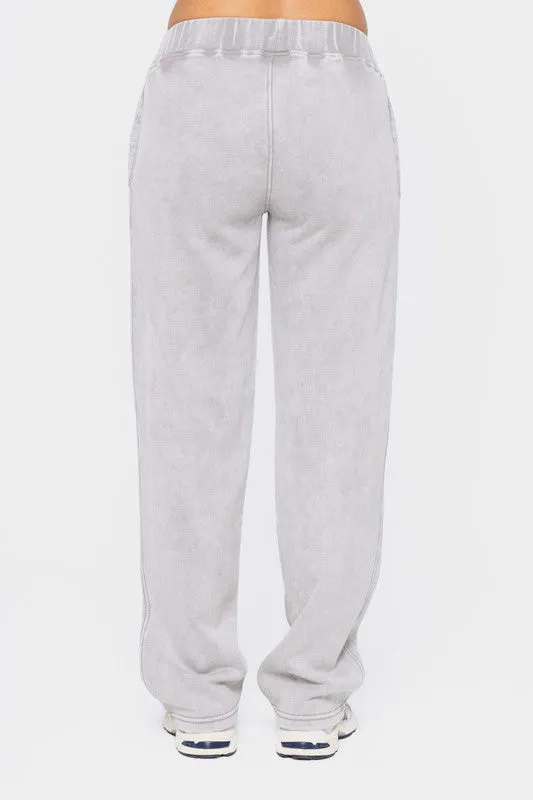 Elastic Waist Fleece Pants