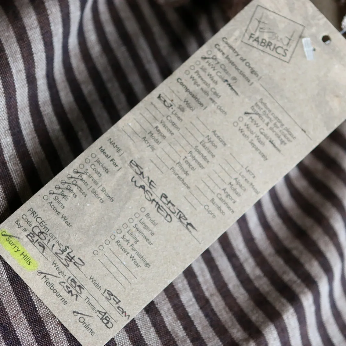 Esme Bistre Linen
