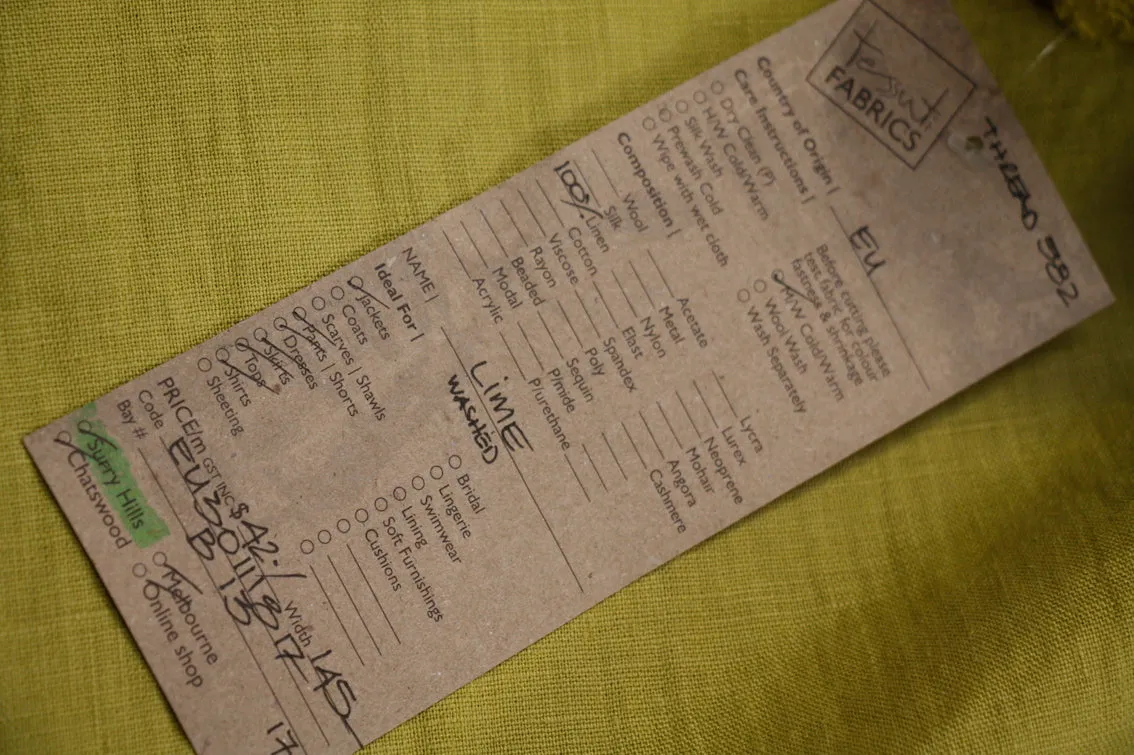 EU Lime Washed Linen