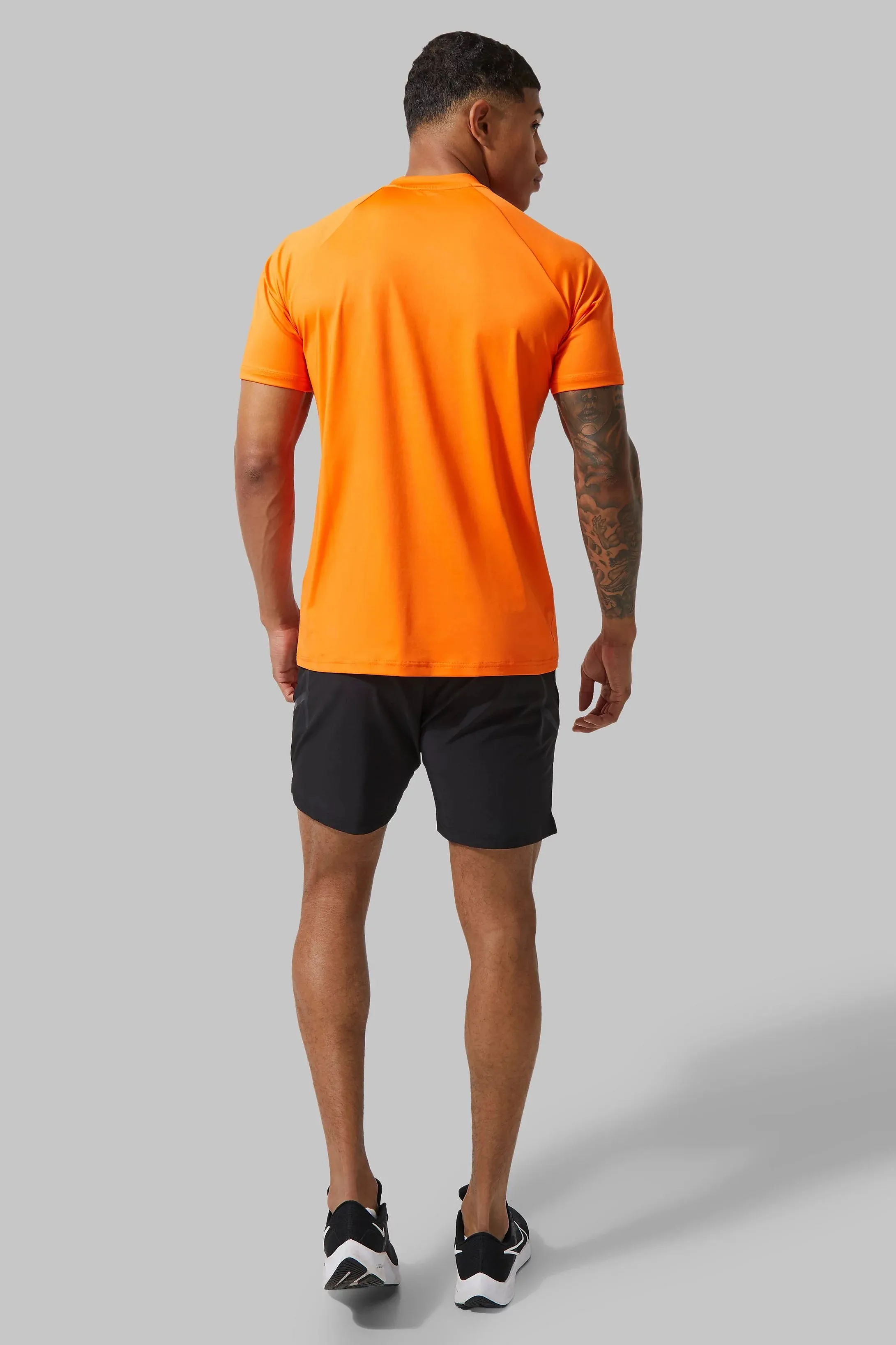 MAN ACTIVE GYM RAGLAN T-SHIRT - ORANGE