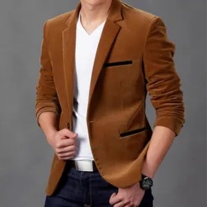 Men Blazer Fashion Slim Fit Men Blazers