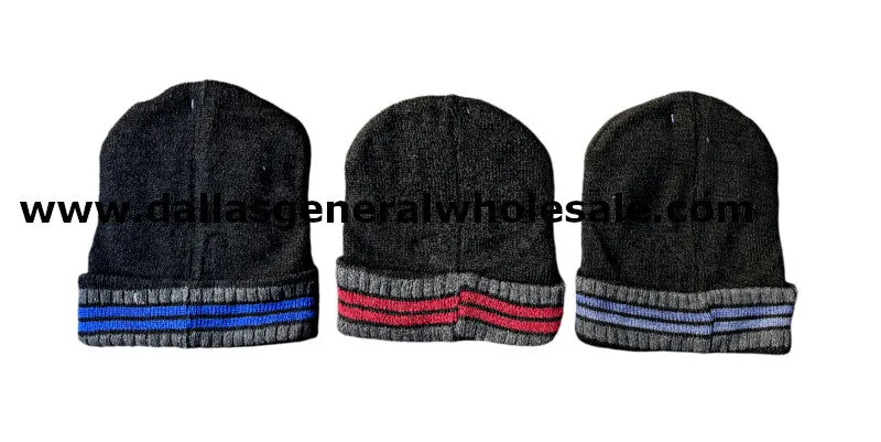 Men Casual Thermal Beanie Caps Wholesale