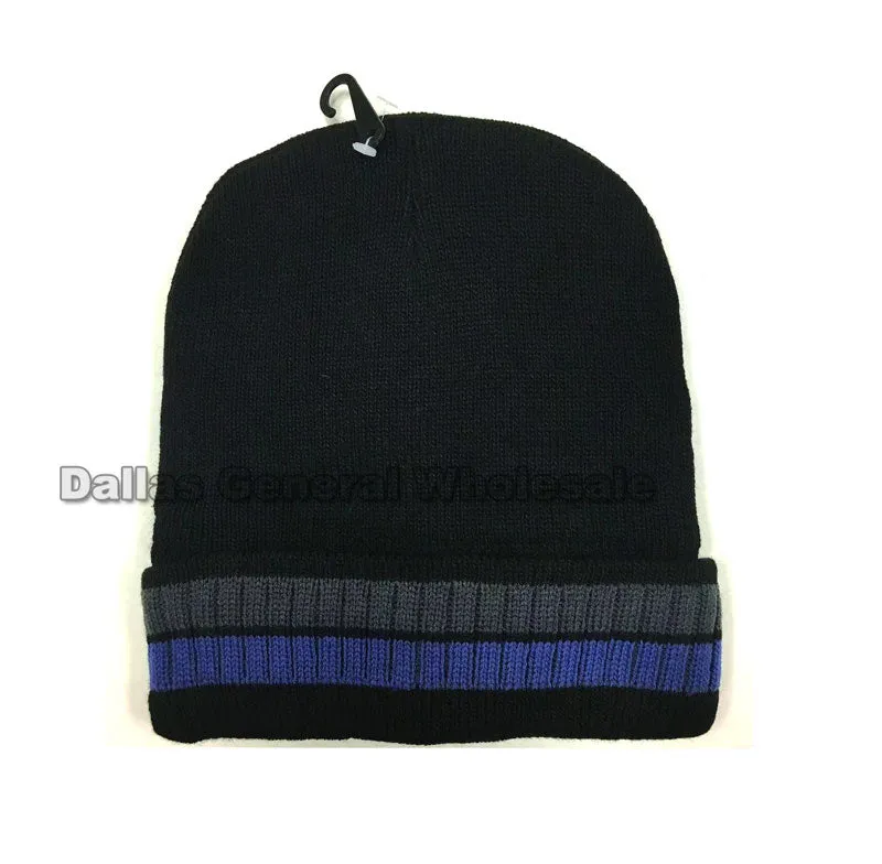 Men Casual Thermal Beanie Caps Wholesale
