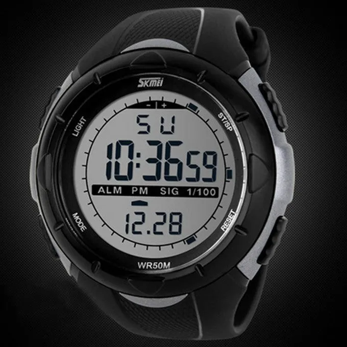 Men LED Digital Military Watch 50M Dive Swim Dress Sports Watches Fashion Outdoor Wristwatches
