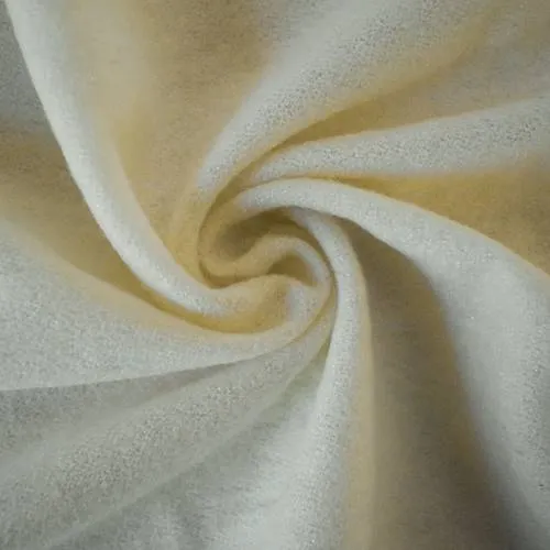 Mineral Beige Wool Blend Sparkle Knit Jacketing Fabric