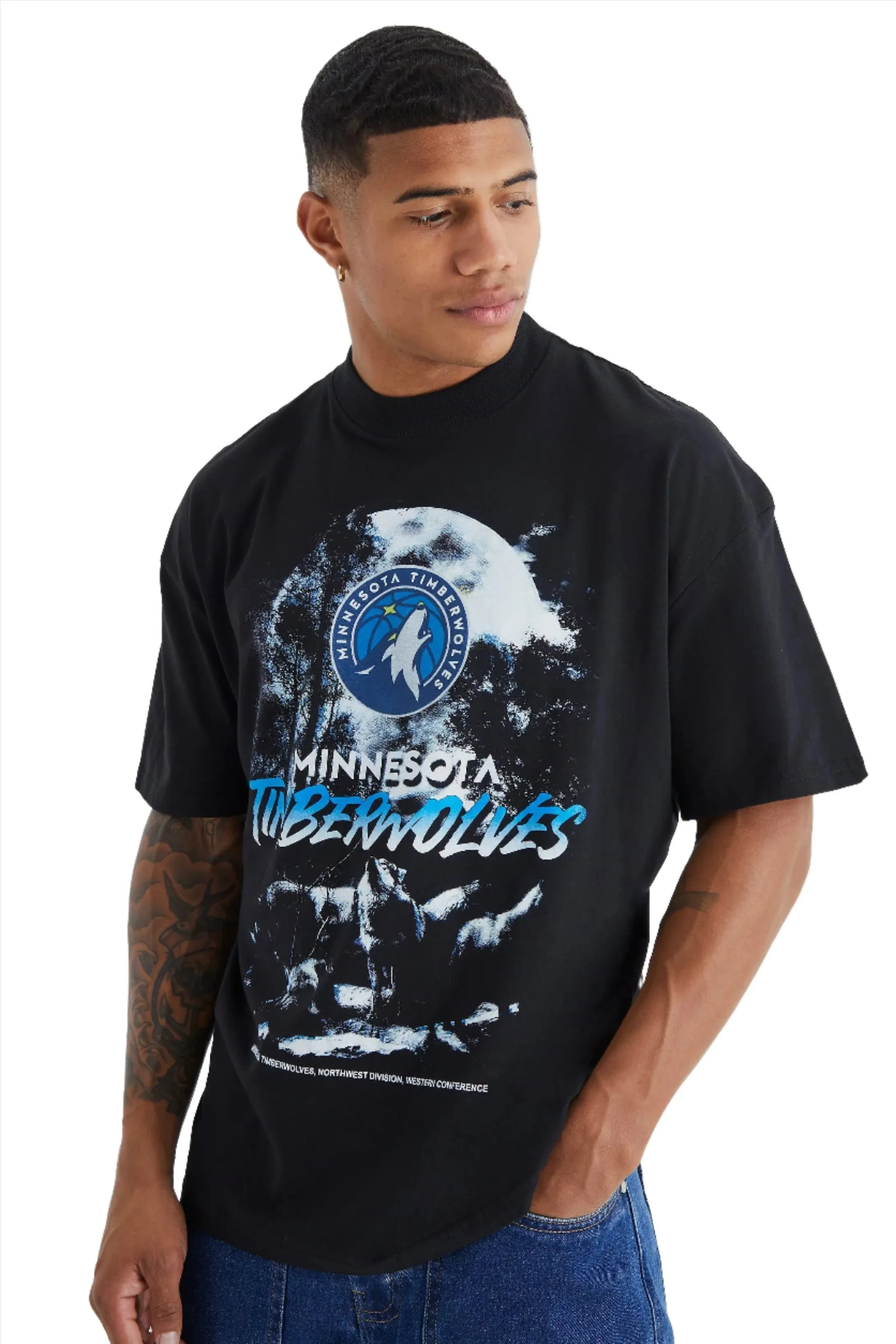MINNESOTA TIMBERWOLVES NBA LICENSE T SHIRT