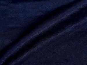 Navy Blue Plain Viscose Gaji Silk Fabric (Wholesale)