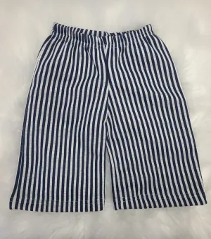 Navy Stripe Barcelona Baby Fleece Pants