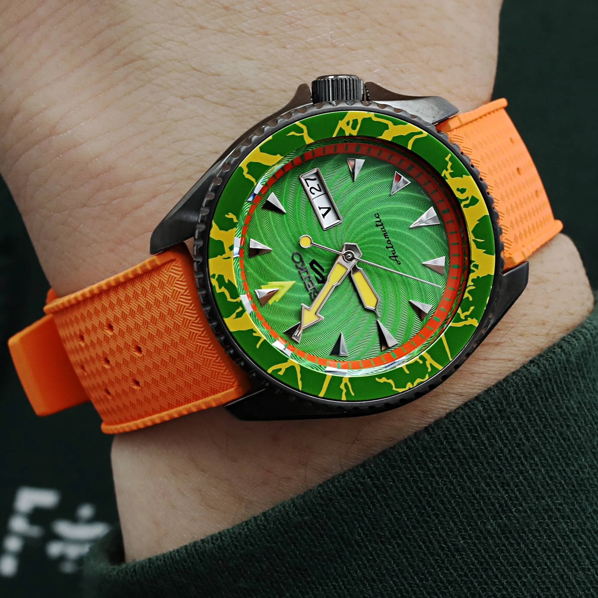 Orange Tropic Pro FKM Quick Release rubber strap
