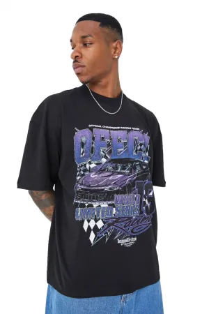 OVERSIZED OFCL CAR GRAPHIC T-SHIRT