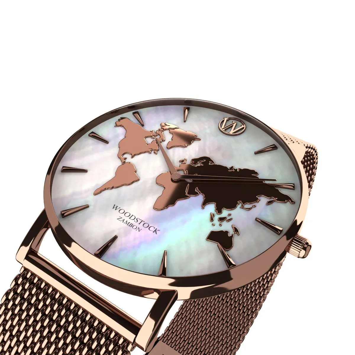 Pearl World Map ® Waterproof Watch