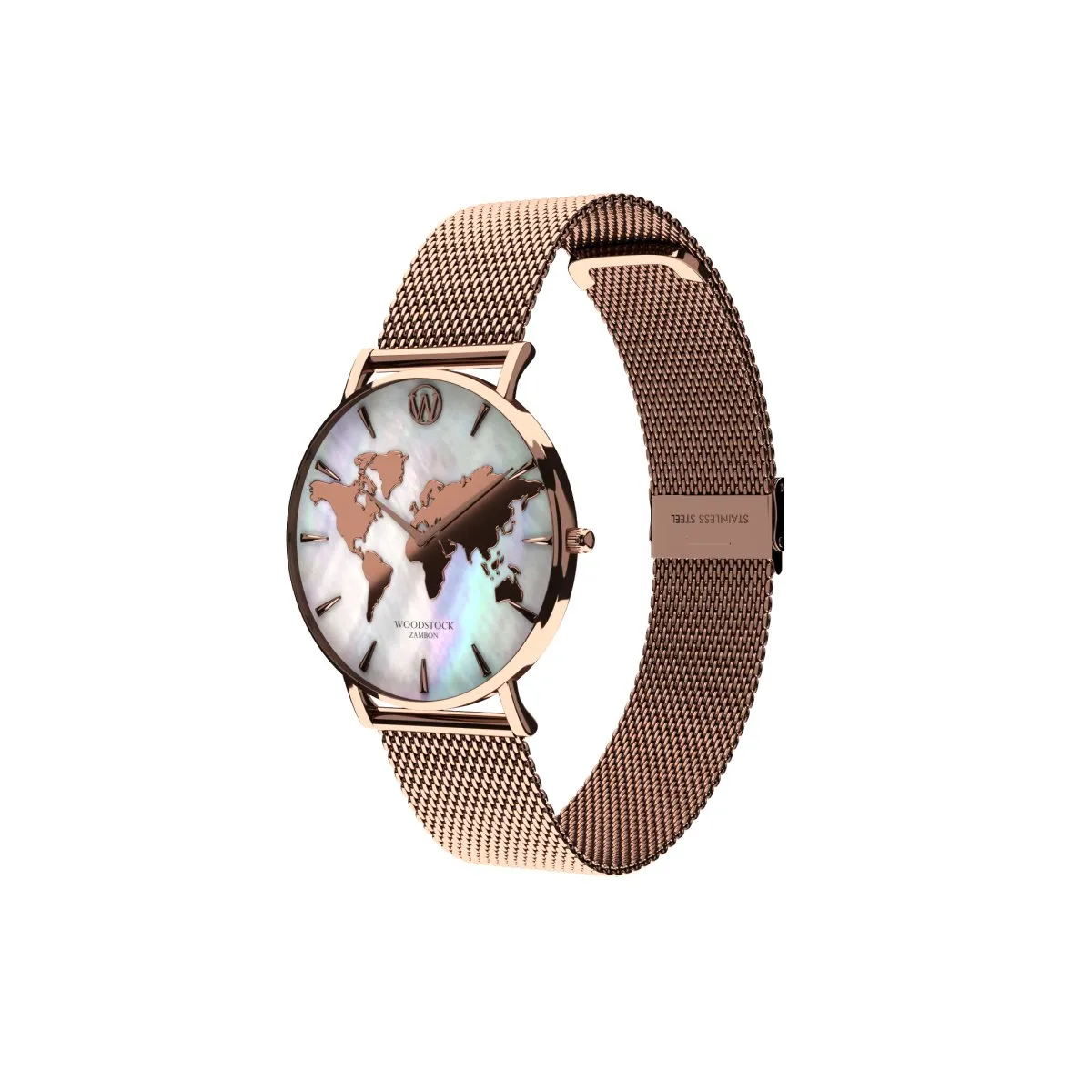 Pearl World Map ® Waterproof Watch
