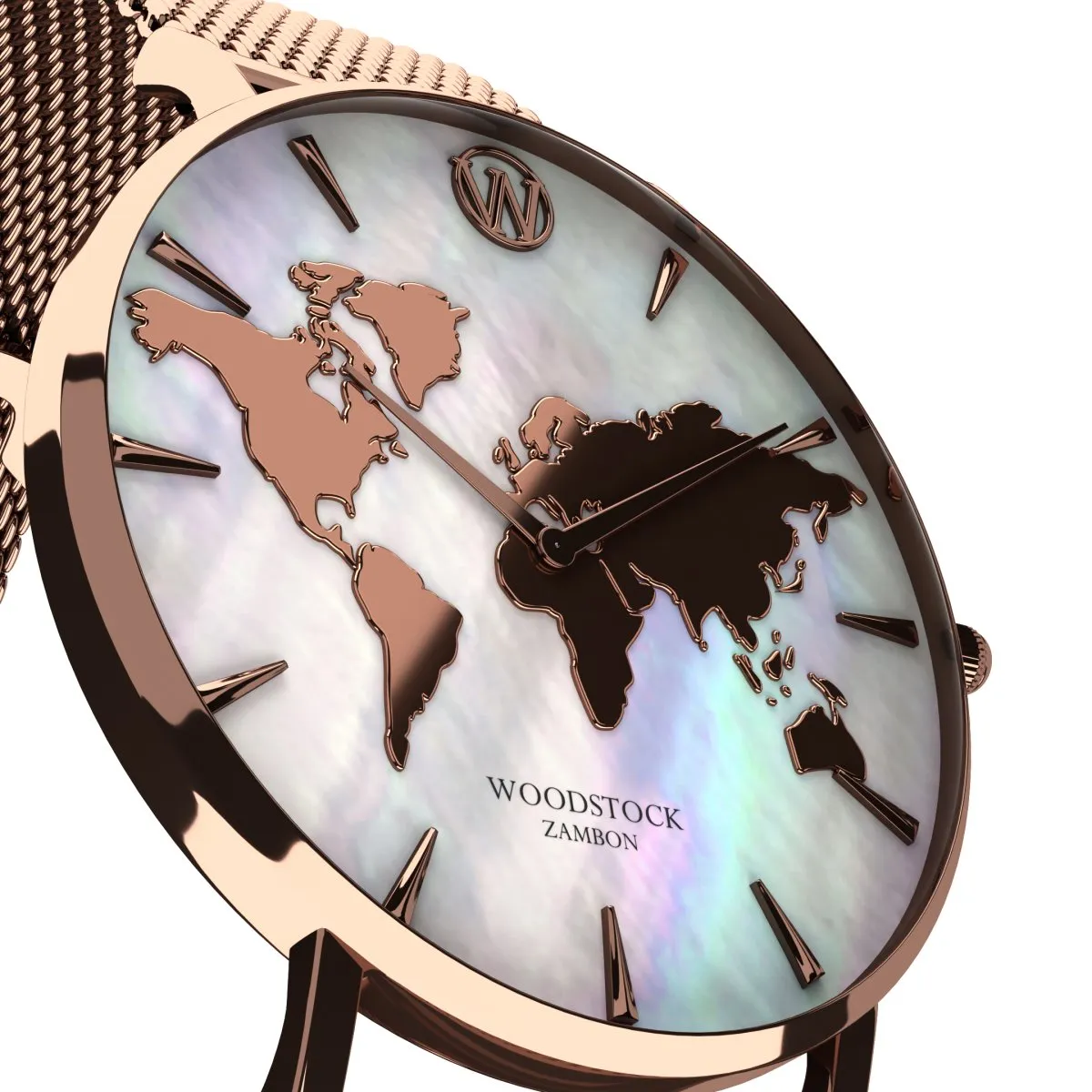 Pearl World Map ® Waterproof Watch