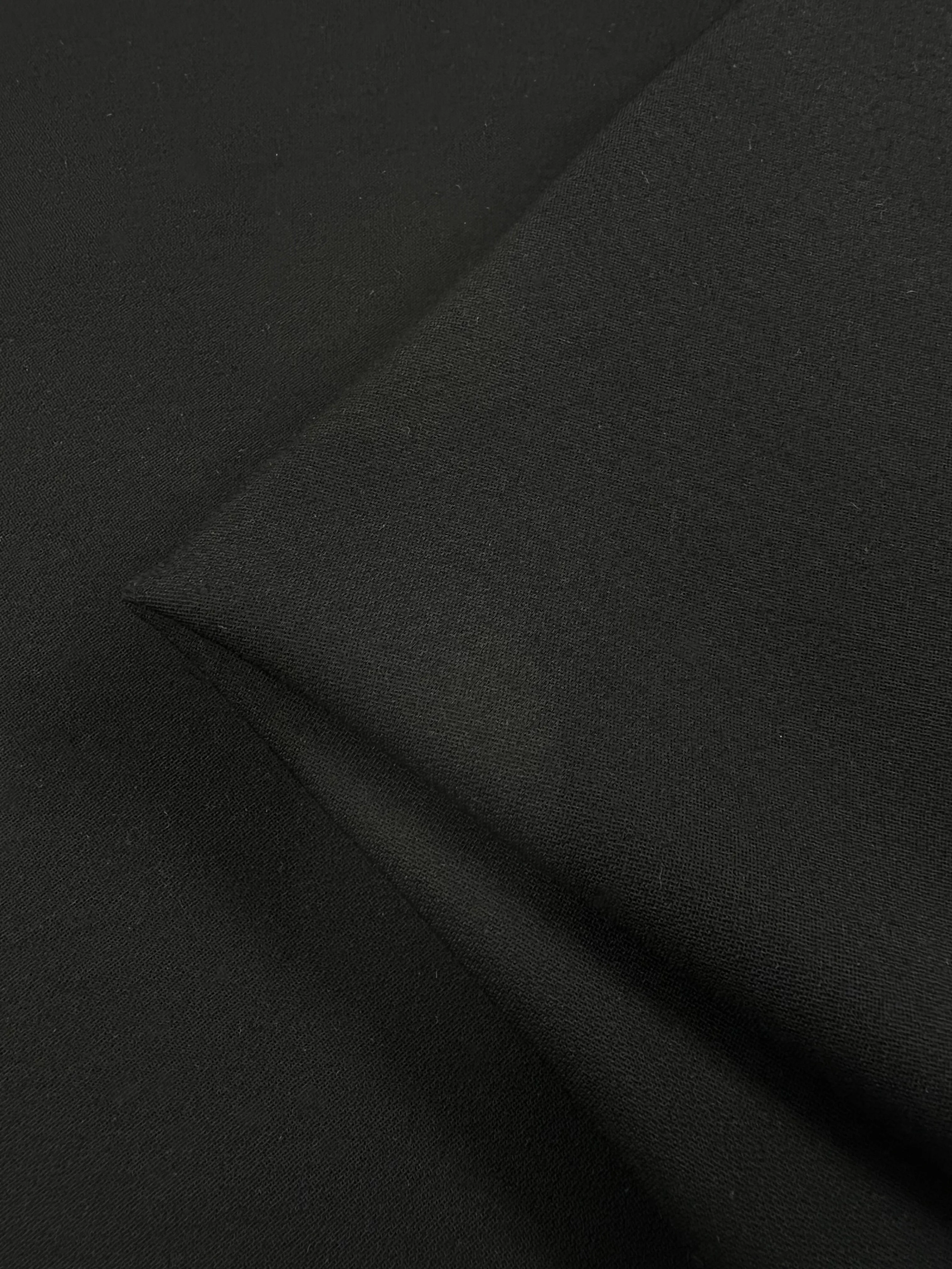 Premium Viscose Suiting - Raven - 130cm