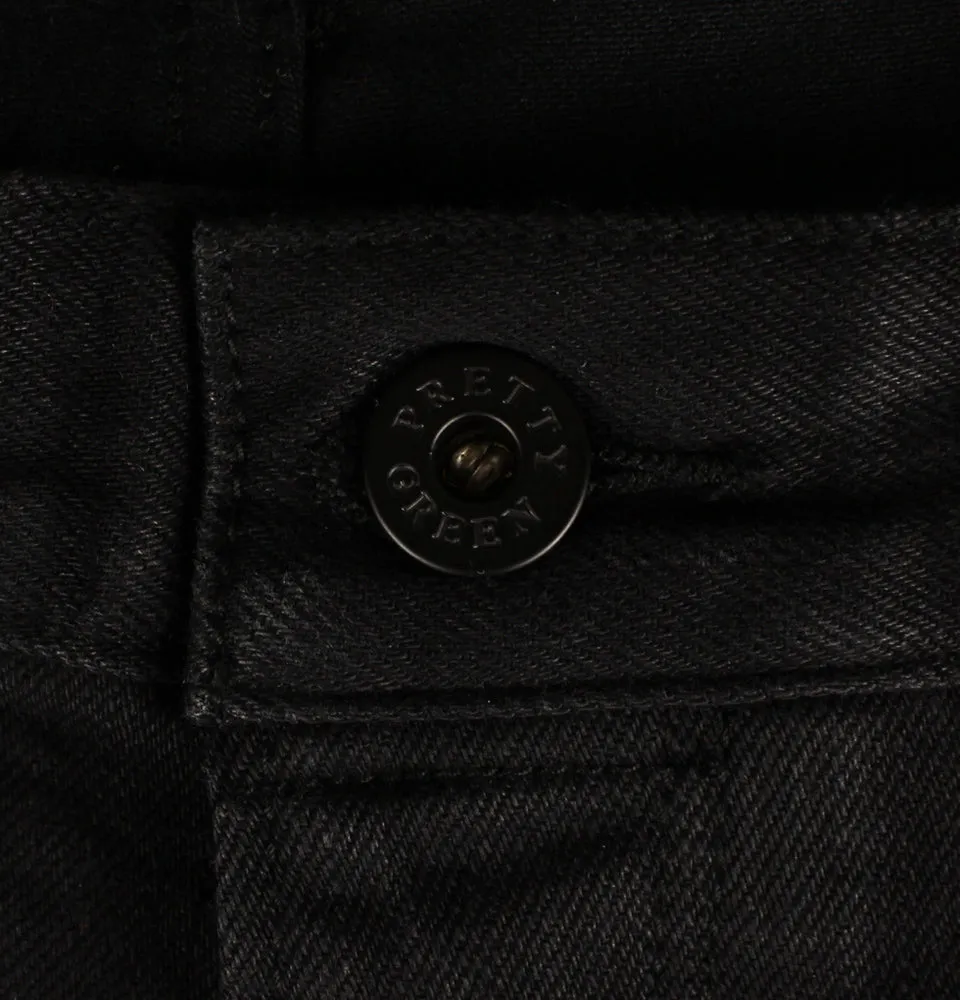 Pretty Green Castlefield Skinny Fit Jeans Black