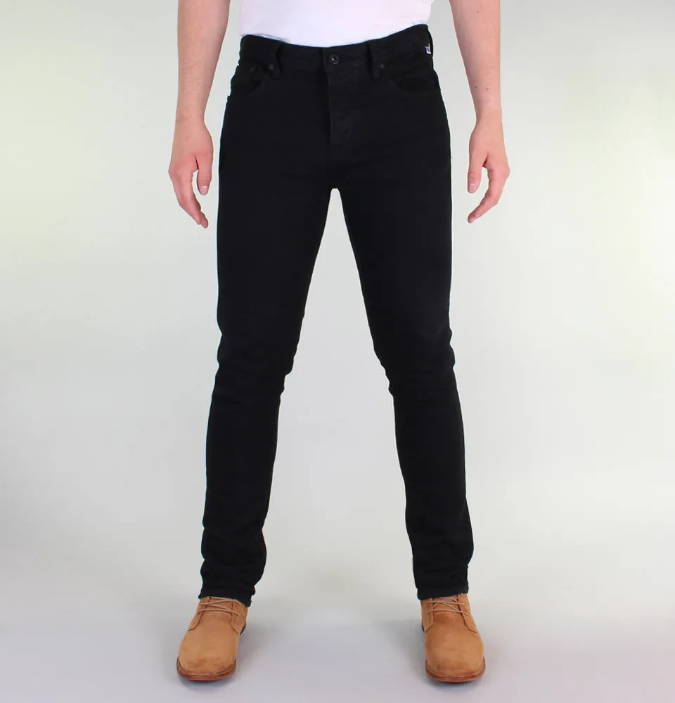 Pretty Green Castlefield Skinny Fit Jeans Black