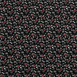 Printed Brushed Knit - EMMA - 007 - Black