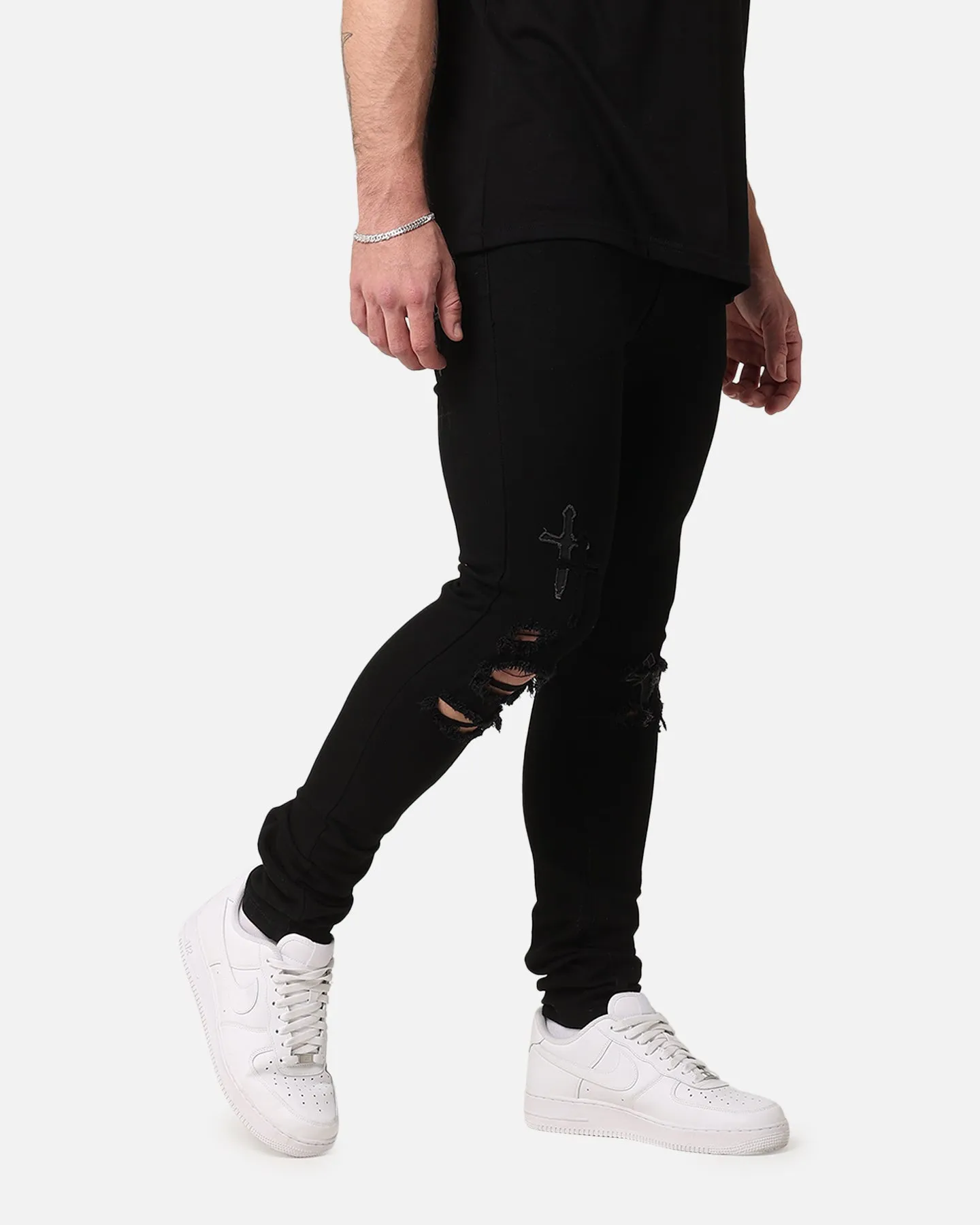 Saint Morta Crossfire Jeans Black