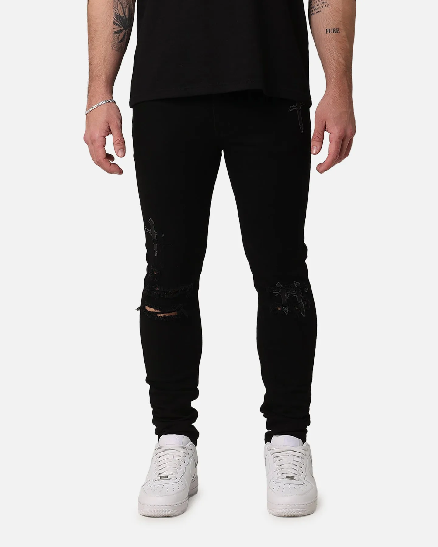 Saint Morta Crossfire Jeans Black