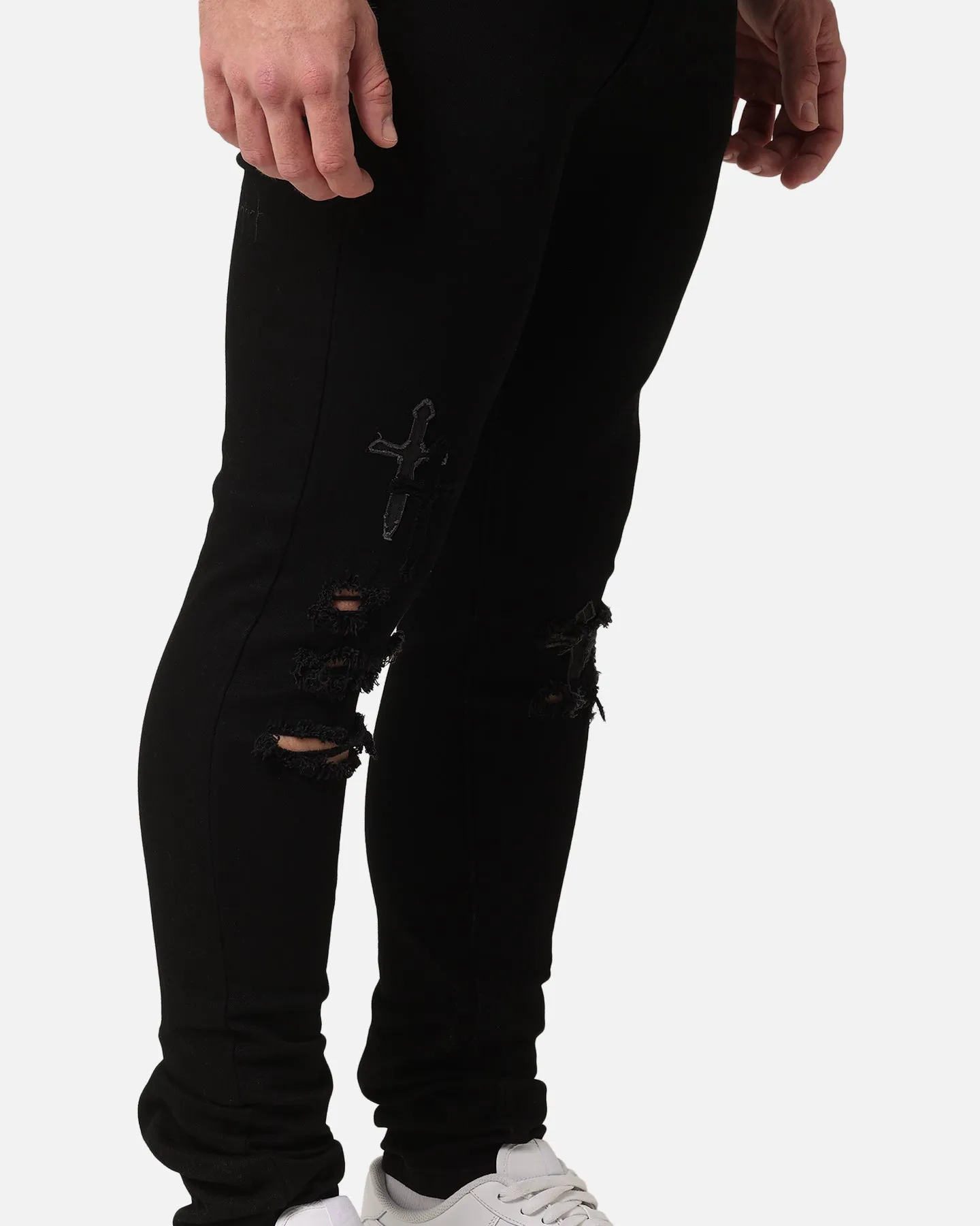 Saint Morta Crossfire Jeans Black