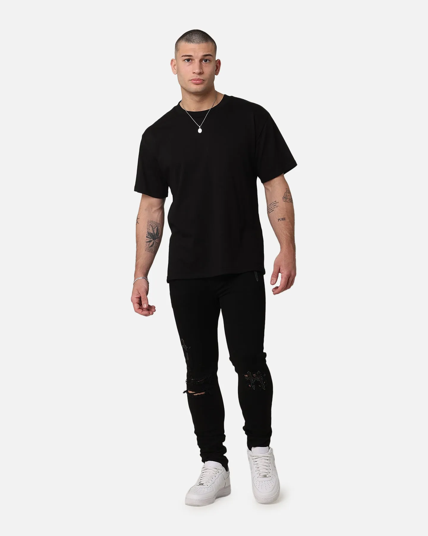 Saint Morta Crossfire Jeans Black