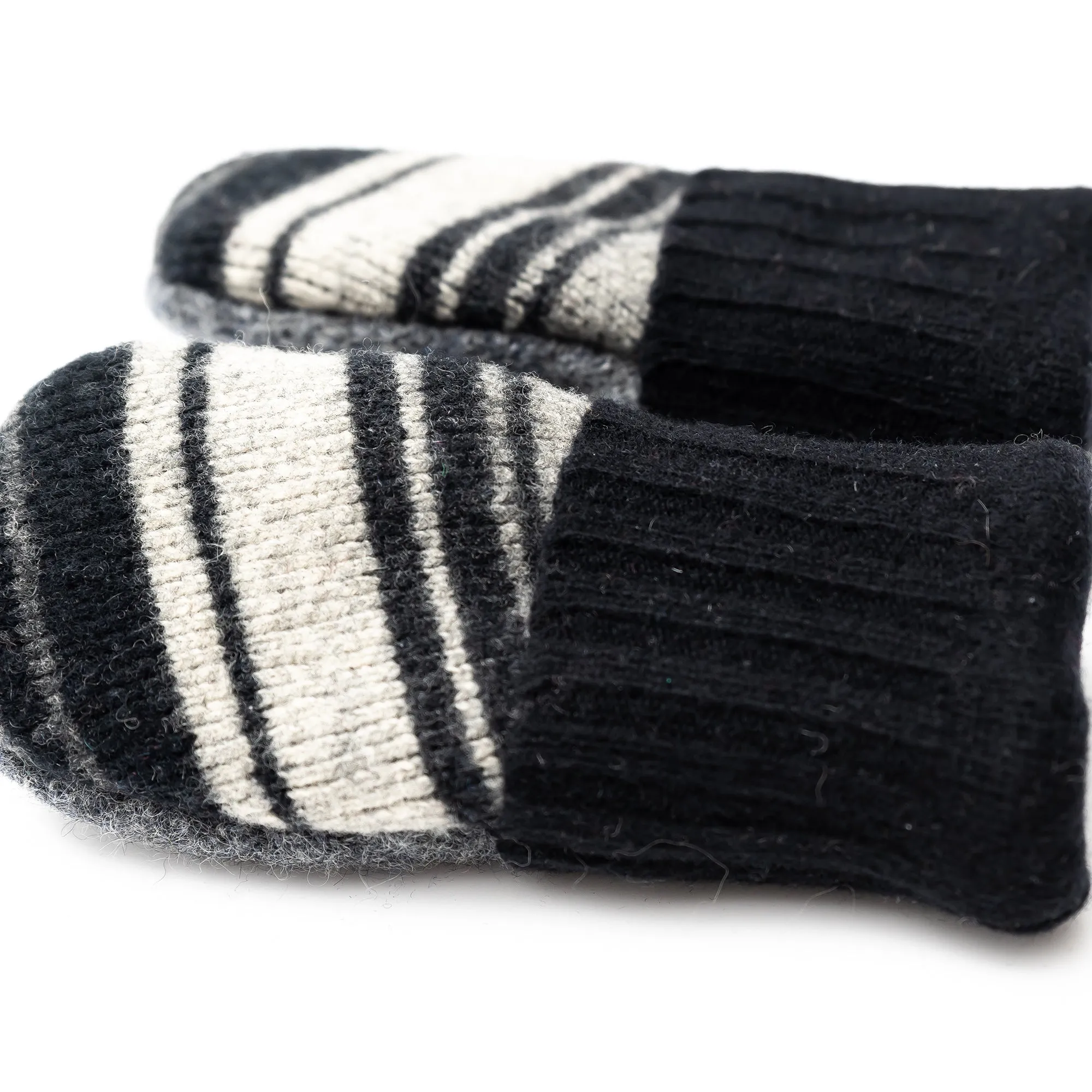 Small Kid's Wool Sweater Mittens | Shadows