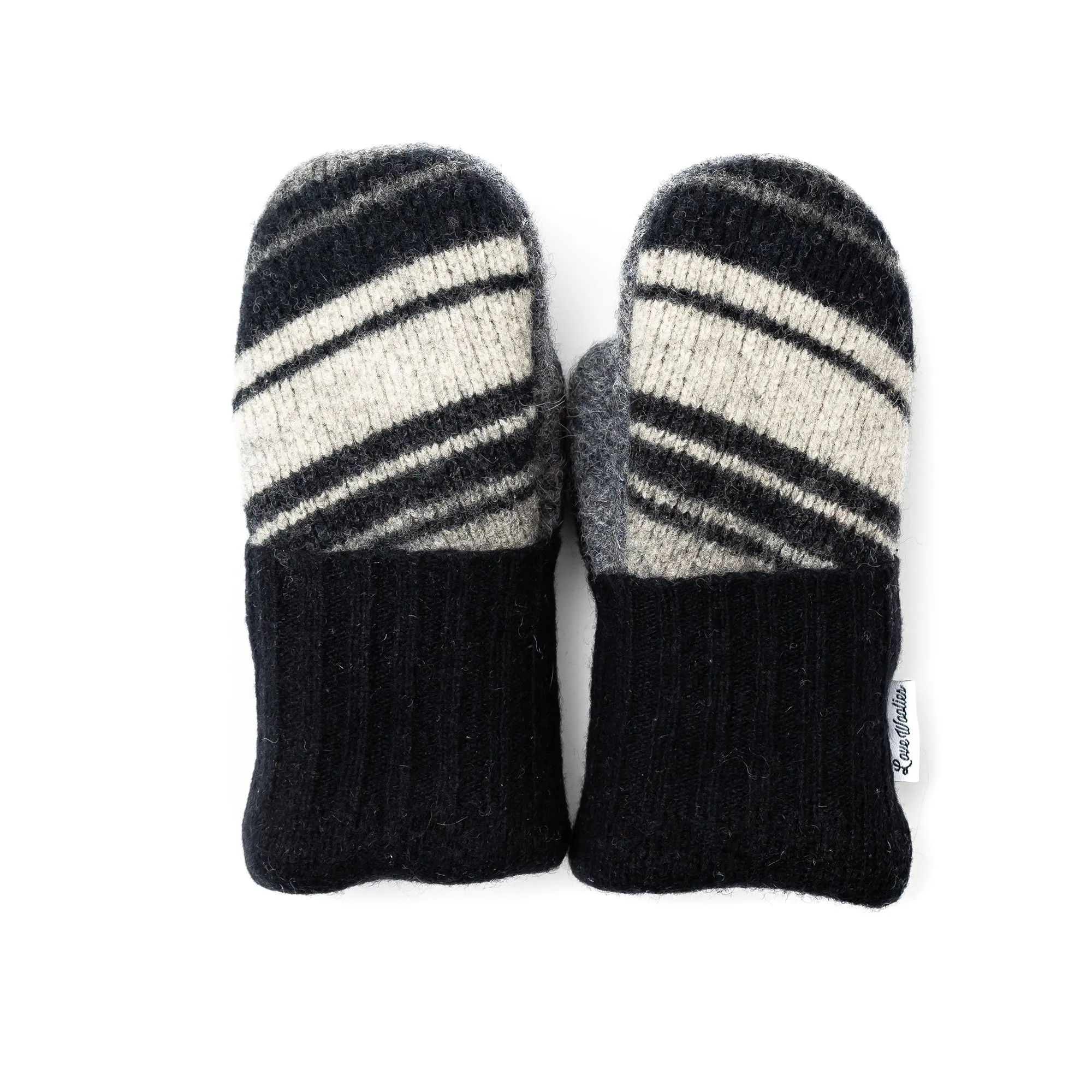 Small Kid's Wool Sweater Mittens | Shadows