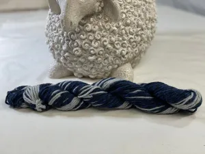 Studio Recycled Yarn - Grey Blue Strip