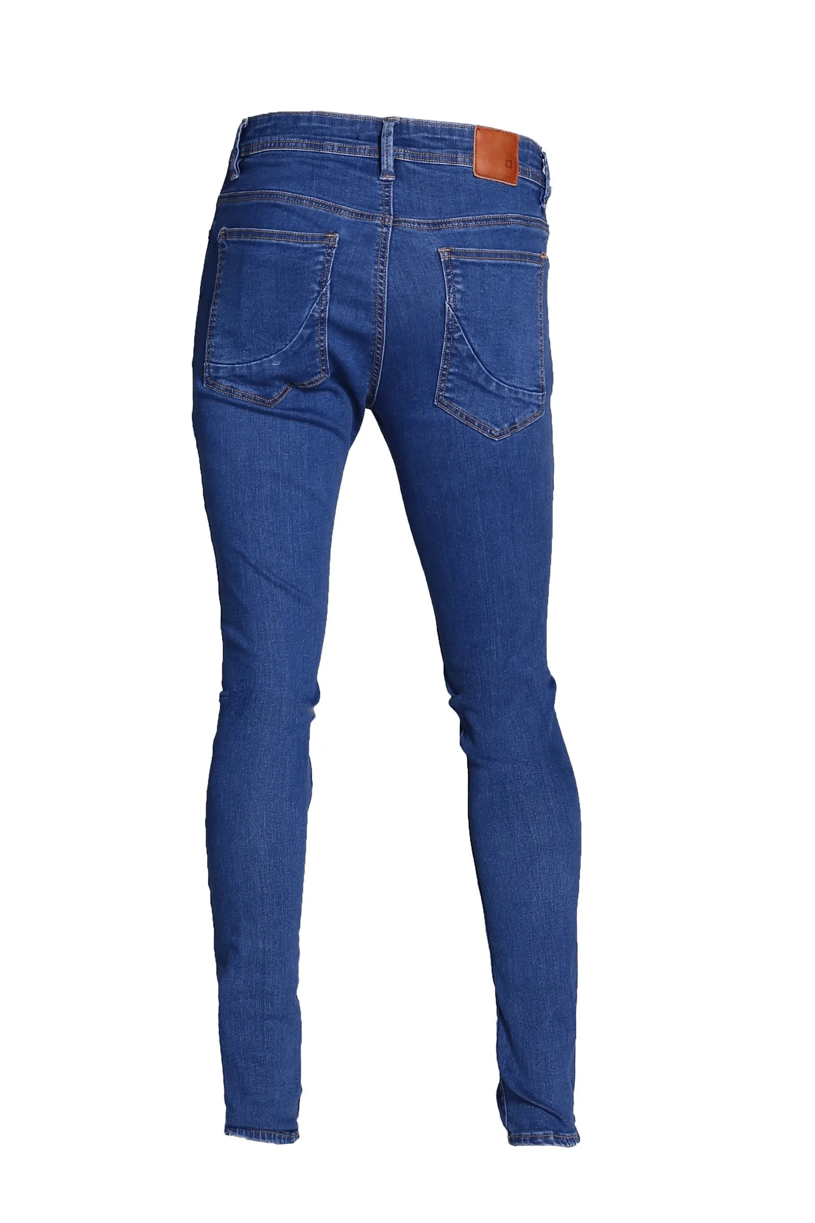Super Skinny Fit Jeans With Zipper Fly