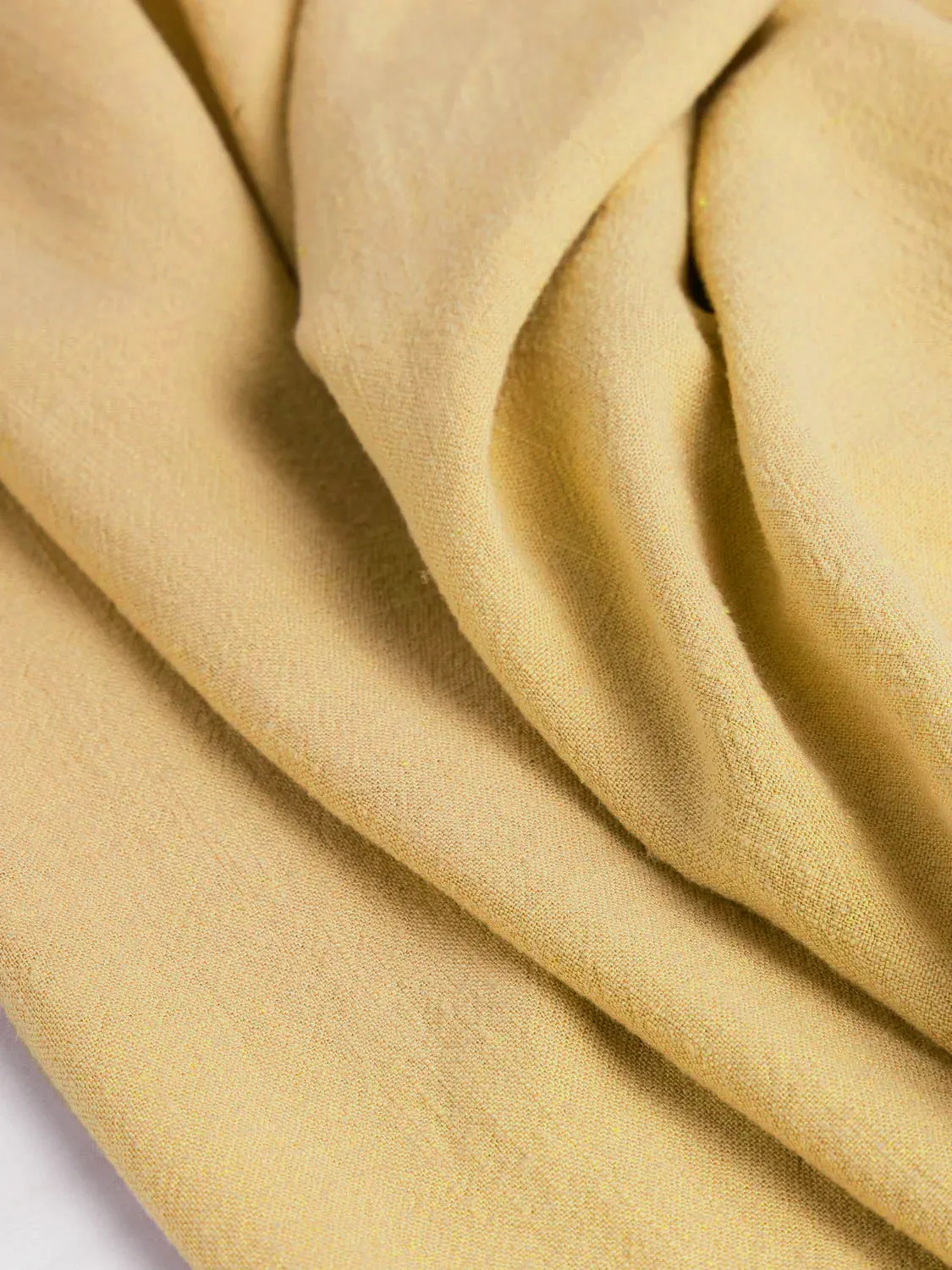 Textured Viscose Linen - Yellow - Swatch