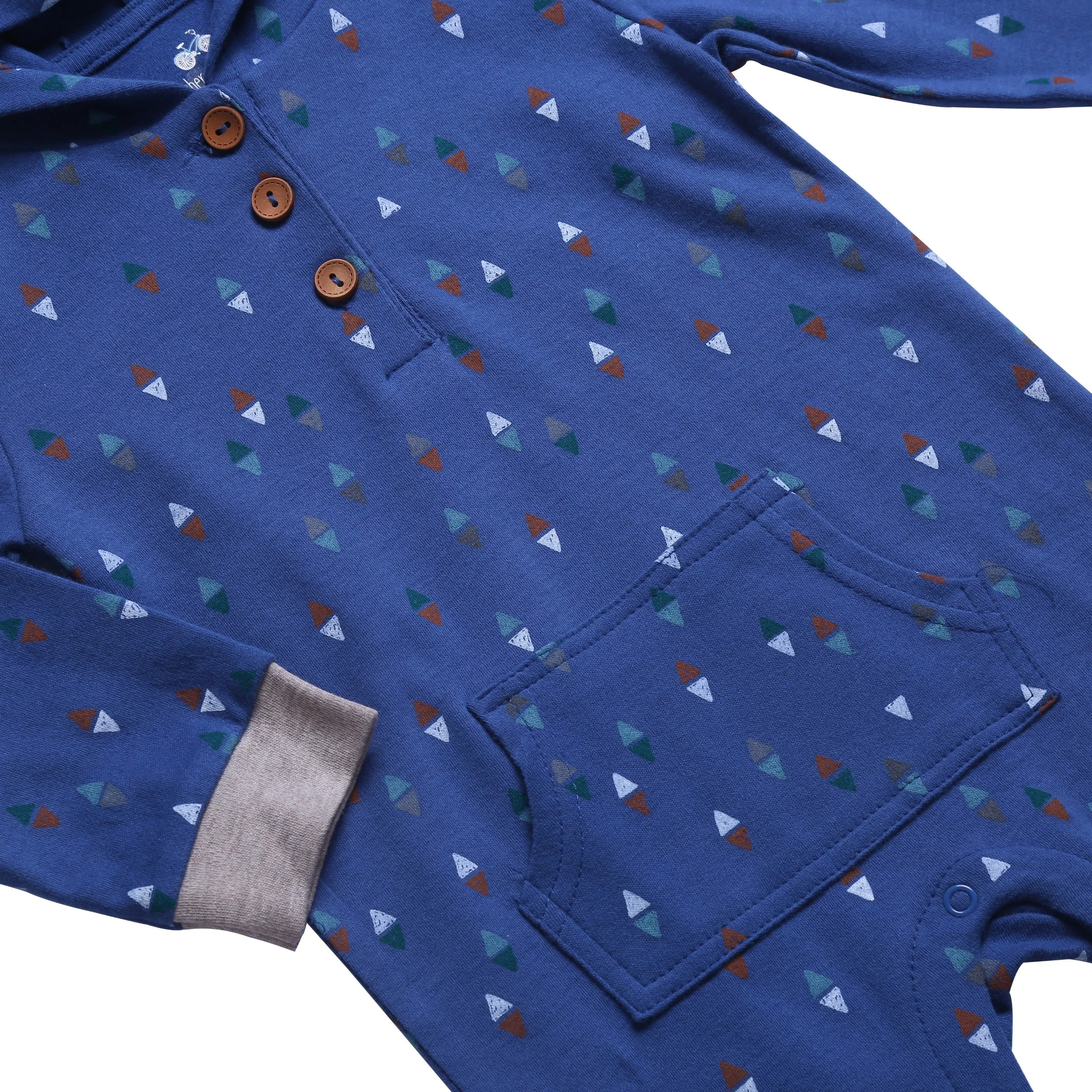 Twin Boys Hoodie Outfit Set