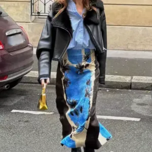 Valeria Printed Maxi Pencil Skirts